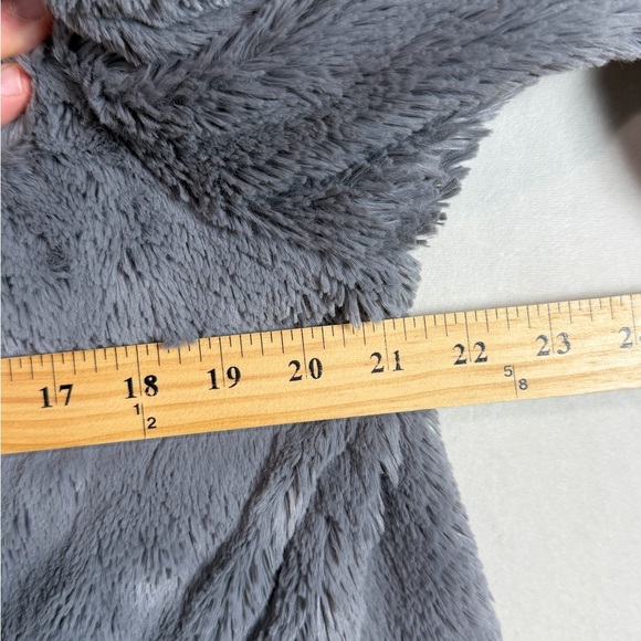 Patagonia XL Pelage Gray Lunar Frost Soft Lined High Pile Fleece Jacket - Picture 8 of 9